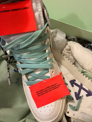 OFF-WHITE 3.0 COURT LEATHER HIGH-TOP SNEAKERS